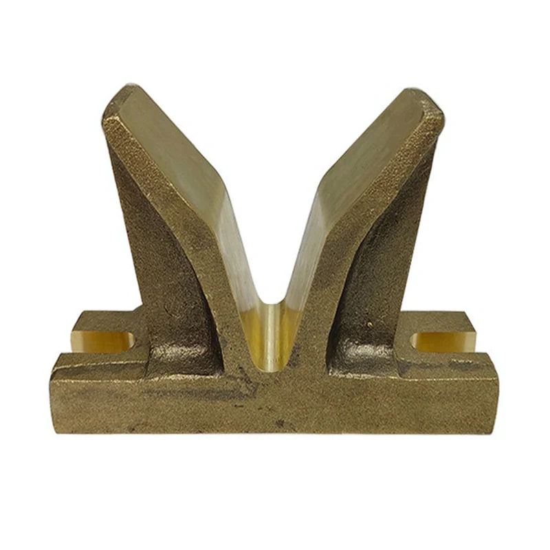 ¿Existen avances en los accesorios de galvanoplastia con asiento en V de cobre y piezas de cobre fundidas en arena?