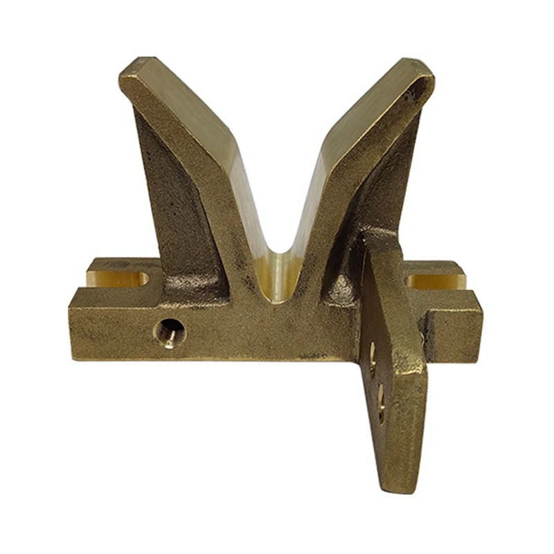 Accesorios de galvanoplastia Piezas de cobre de fundición en arena de asiento V de cobre